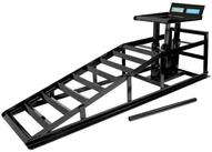 TRUTZHOLM Auffahrrampe mit hydraulischem Wagenheber Hubh&ouml;he 24-36 cm Tragkraft...