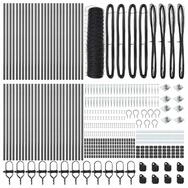 vidaXL Gartenzaun Schwei&szlig;drahtzaun mit Spikes 100 x 0,4 m (B x H), (1-St)