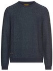 camel active Strickpullover mit Rundhalskragen Langarm Markenlabel