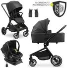 Hauck Kombi-Kinderwagen Move N Care Trio Set - Black, 4in1 Kinderwagen Set mit