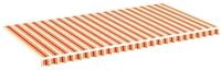 vidaXL Markise Markisenbespannung Gelb und Orange 6x3 m