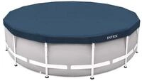 Intex Pool-Abdeckplane Deluxe Abdeckplane rund 366x20cm, mit 20cm &Uuml;berhang