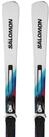 Salomon Ski E ADDIKT + MI12 GW F80 Whi WHITE/NEON BLUE/RED