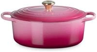 LE CREUSET Br&auml;ter Br&auml;ter Signature rund berry 31cm, Emailliertes Gusseisen