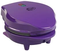 bestron Waffeleisen AMW500, 550 W, Retro-Design, antihaftbeschichtet, leicht, kompakt
