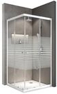 Schulte Eckdusche Sunny verstellbar 75-90 cm 175 cm H&ouml;he, BxT: 90x90 cm,