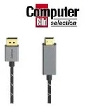 Hama Video-Kabel, DisplayPort-St. - HDMI&trade;-St., Ultra-HD 4K@60Hz, Alu, 1,50
