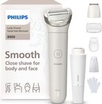 Philips Elektrorasierer Lady Shaver Series 8000, Aufs&auml;tze: 3, kabelloser...