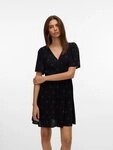 Vero Moda Minikleid VMALBA SS SHORT DRESS WVN NOOS Viskose, slim fit