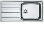 FRANKE Edelstahlsp&uuml;le, rechteckig, 100/50 cm, (1 St)