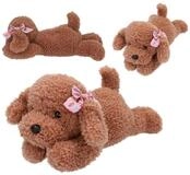 Depesche Kuscheltier TOPModel Pl&uuml;sch Hund 24cm FLORAL - Kuscheltier braun