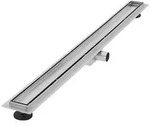 LuxeBath Duschrinne Edelstahl Doppelseitige Bodenablauf 2in1, Komplettset