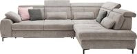 set one by Musterring Ecksofa SO 3400 Sitzh&ouml;he 47cm oder 49cm, Sitztiefe