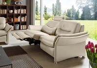 HUKLA 2,5-Sitzer HU-SF15058 Ledersofa, Breite 194 cm, aus Leder, optional...