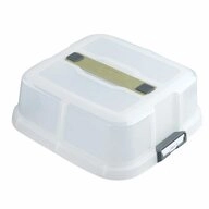 Zenker Deckel Transporthaube Bake, Click & Go 30 x 30 cm, mit Magnetschildern