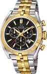 JAGUAR Chronograph Jaguar Herrenuhr Edelstahl silber gold, (Chronograph), Herren