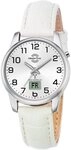 MASTER TIME Funkuhr Basic MTLA-10798-42L, Armbanduhr, Damenuhr, Datum, Leuchtzeiger,