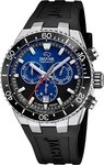 JAGUAR Chronograph Jaguar Herrenuhr Silikon schwarz Jaguar, (Chronograph),...