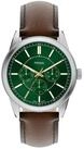 Fossil Multifunktionsuhr Herren-Uhr Pearson Multifunktion Analog Quarz Leder-Band