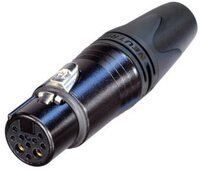 Neutrik XLR-Steckverbinder NC10FXX-14-B Audio- & Video-Adapter