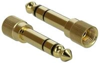 Delock DeLOCK 65983 Kabeladapter 6.35mm 3.5mm Gold Adapter