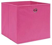 vidaXL Aufbewahrungsbox, Ordnungsboxen 4 Stk. Vliesstoff 28x28x28 cm Rosa