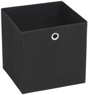 vidaXL Aufbewahrungsbox, Ordnungsboxen 4 Stk. Vliesstoff 32x32x32 cm Schwarz