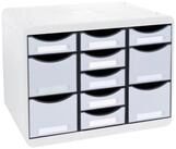 EXACOMPTA Briefablage Exacompta SchubladenboxSTORE-BOX MULTI 313740D 11Sch&uuml;be