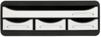 EXACOMPTA Schubladenbox TOOLBOX, Ablagemodul mit 4 Schubladen - Wei&szlig; glossy -