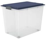 ROTHO Aufbewahrungsbox Compact Aufbewahrungsbox 70l mit Deckel, Kunststoff (PP)