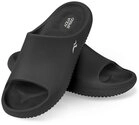 Aqua Speed Toledo Badeschlappen ergonomisch, dicke Sohle + Mikrofaserhandtuch