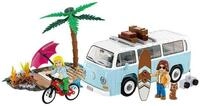 COBI Aufblasbarer Cooler Bausatz Volkswagen T2a Kombi hellblau 1:35 2 Figuren &