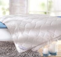 Sympathica Sommerbettdecke Leinen Sommerbett Steppbett 135x200 Sommerdecke waschbar