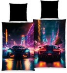 Herding Young Collection Bettw&auml;sche YC Neoncar, Microfaser, 2 teilig, mit...