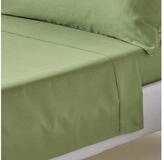 Homescapes Betttuch Bettlaken ohne Gummizug 178 x 255 cm, moosgr&uuml;n...