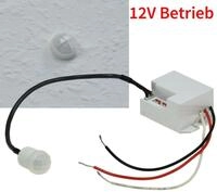 ChiliTec Bewegungsmelder Mini Einbau Bewegungsmelder 12V DC LED