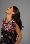 Laura Scott Shirtbluse in modischem Materialmix