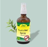 cdVet Fellpflege insektoVet Spray, 100 ml, bis zu 5h Sofortschutz vor Insekten