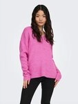ONLY V-Ausschnitt-Pullover ONLCAMILLA V-NECK L/S PULLOVER KNT NOOS Materialmix,
