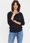 Saint Tropez Rundhalspullover A2561, MilaSZ R-Neck Viskosemischung, Casual fit