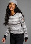 KangaROOS Norwegerpullover mit Rippstrickb&uuml;ndchen