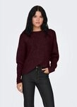 ONLY Strickpullover ONLDANIELLA L/S PULLOVER KNT NOOS Materialmix, regular fit