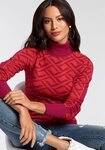 Melrose Rollkragenpullover mit Jacquard-Muster