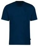 Trigema T-Shirt TRIGEMA T-Shirt aus 100% Baumwolle (1-tlg) blau XXL (50/52)
