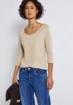 STREET ONE 3/4-Arm-Shirt Style Pania im Basic-Style, mit Rundhals