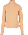URBAN CLASSICS Langarmshirt Urban Classics Damen Ladies Modal Turtleneck...