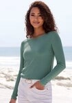 Vivance by Lascana Langarmshirt mit Rippstruktur aus weichflie&szlig;ender Qualit&auml;t...