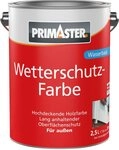 Primaster Holzschutzlasur Primaster Wetterschutzfarbe 2,5 L anthrazitgrau
