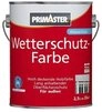 Primaster Holzschutzlasur Primaster Wetterschutzfarbe 2,5 L schwedenrot
