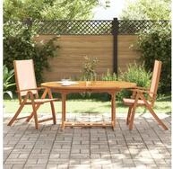 vidaXL Gartenstuhl, Gartenst&uuml;hle 2 Stk. Klappbar Massivholz Akazie und...
